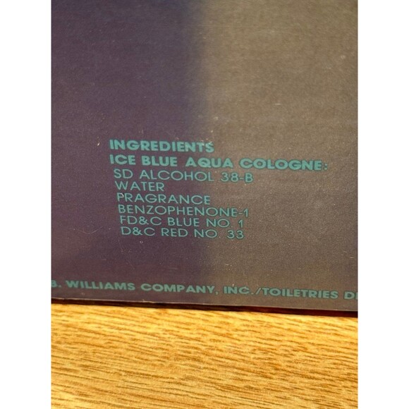 NOS Vintage Aqua Velva Smart Set Gift Cologne After Shave Ice Blue 1.75 OZ - Picture 7 of 8